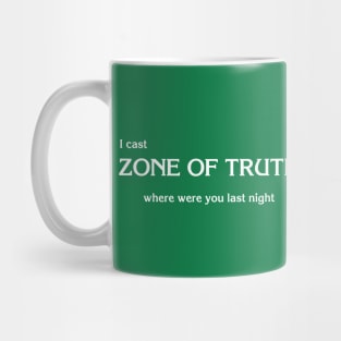 D&D: Zone of Truth Mug